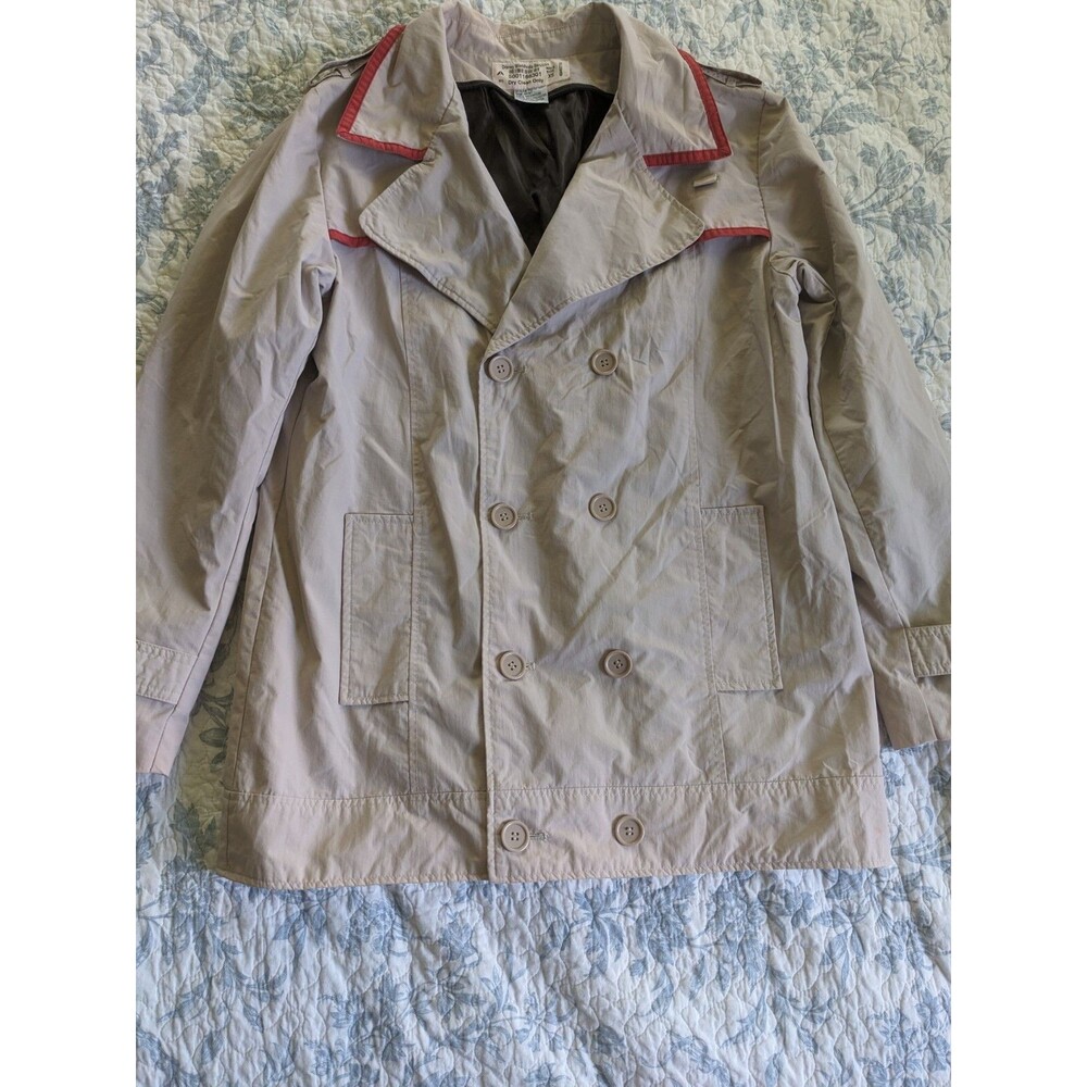Disney Cast Member Uniform Beige Jacket  Sz XS Disney World Wide Services Cast
